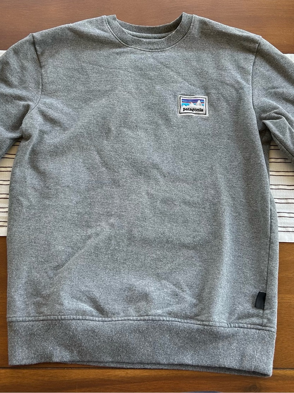 Patagonia Men's Crewneck Sweatshirt - Gray Extra Small